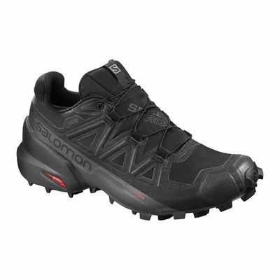 Női Salomon SPEEDCROSS 5 GORE-TEX Terepfutó Cipő SA6140723 Fekete